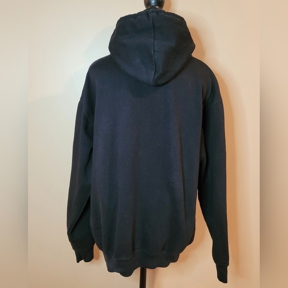 CAMPUS ONE SPIRIT WEAR NAIT Hoodie, Black with White Lettering, Size Medium - Picture 6 of 10